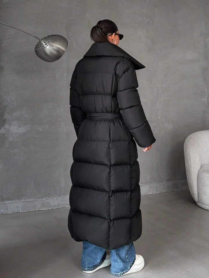 Geacă lungă SHEIN, negru