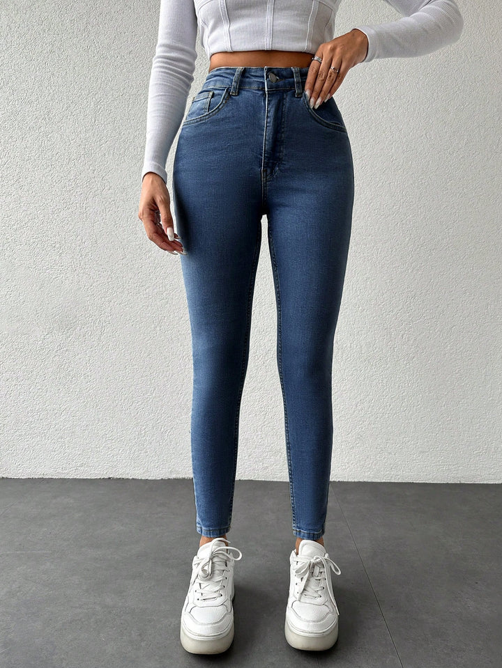 Jeans SHEIN, albastru