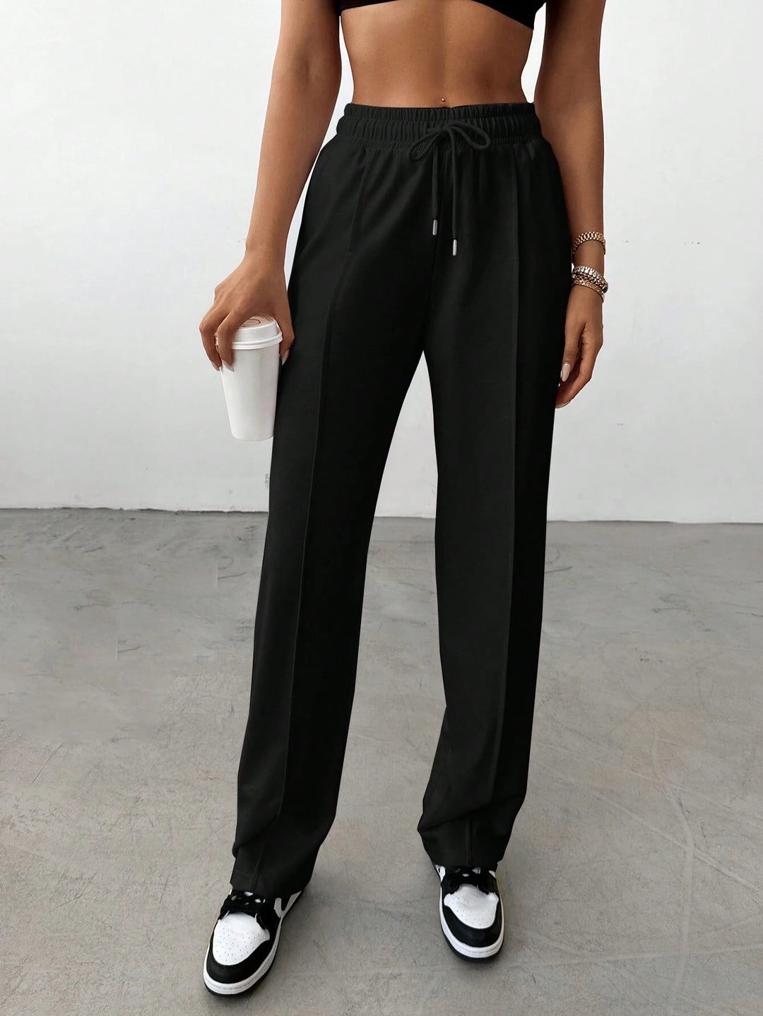 Pantaloni SHEIN, negru