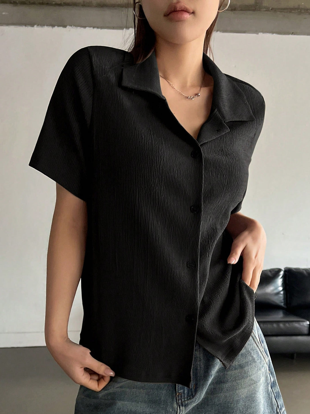 Tricou SHEIN, negru