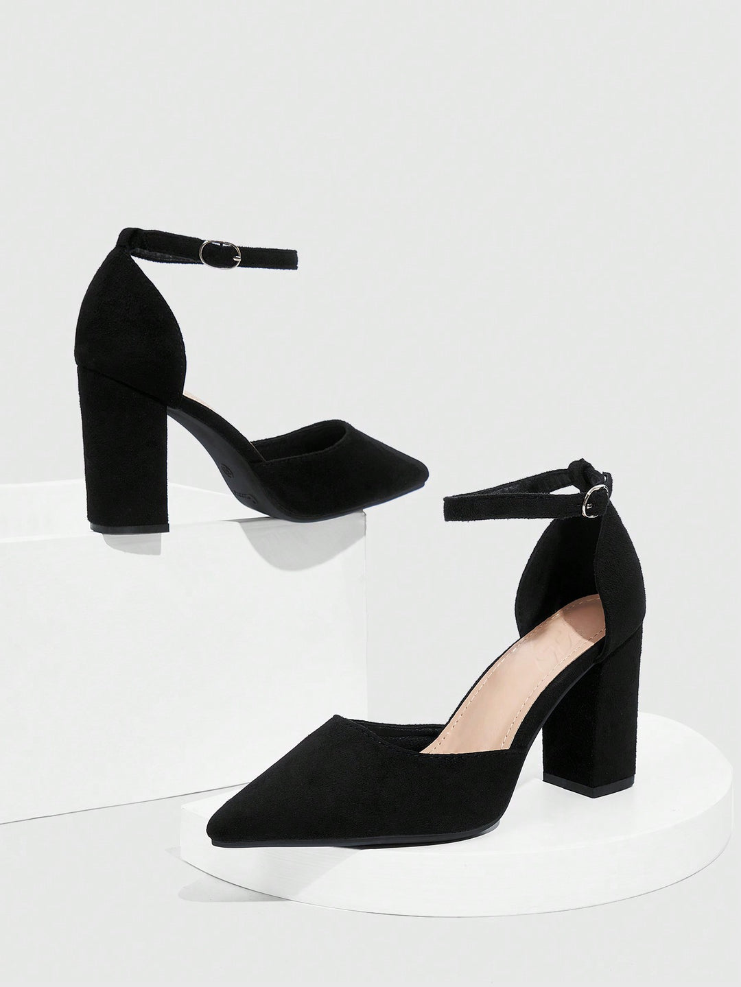 Pantofi cu toc SHEIN, negru