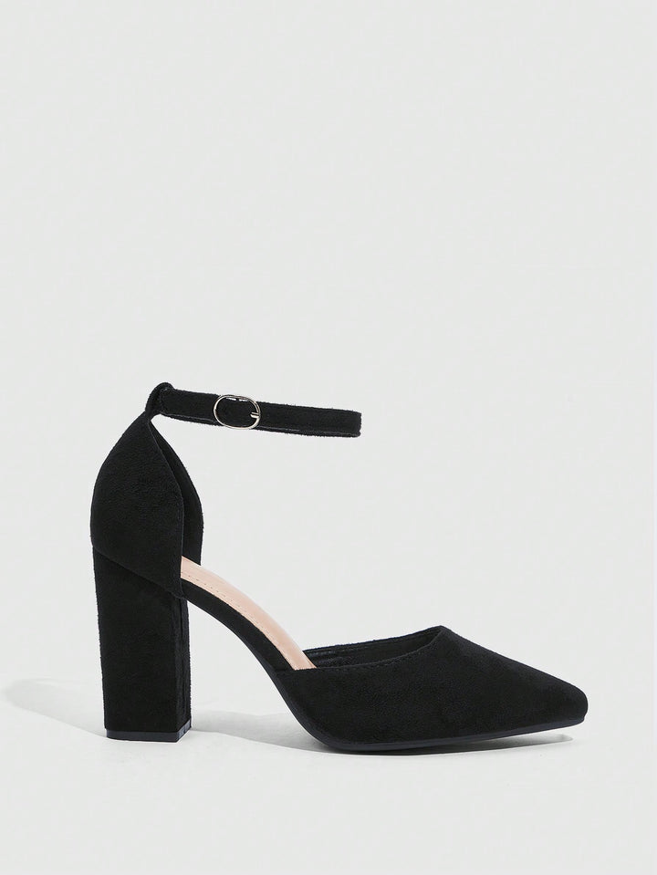 Pantofi cu toc SHEIN, negru