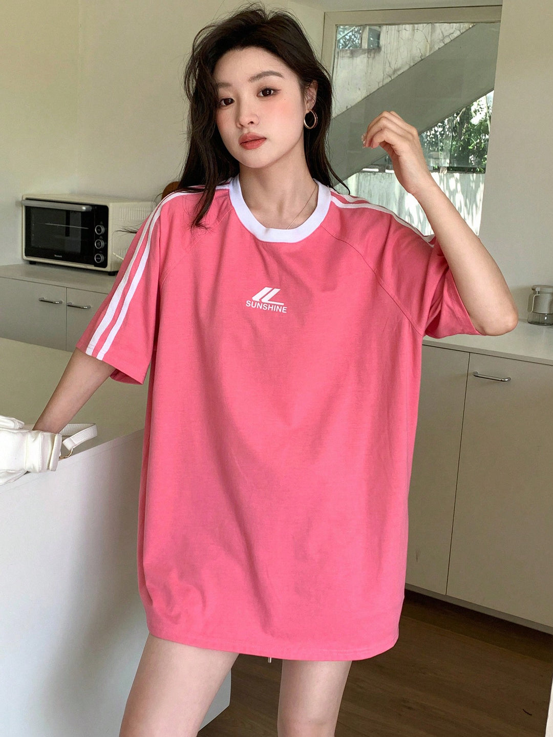 Tricou SHEIN, roz