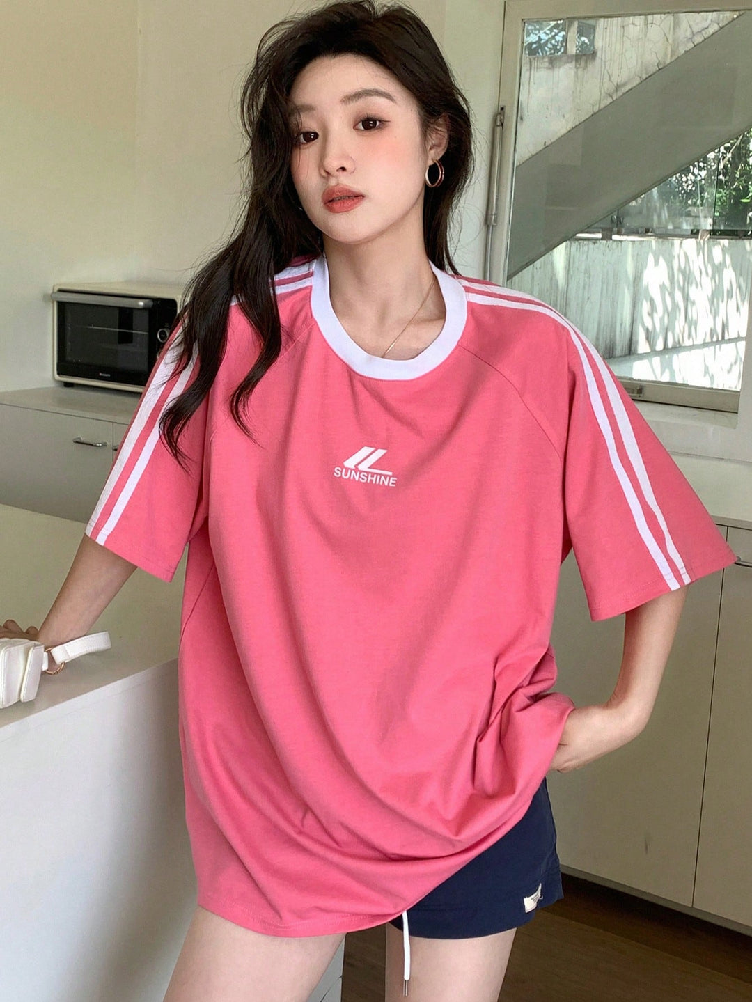 Tricou SHEIN, roz