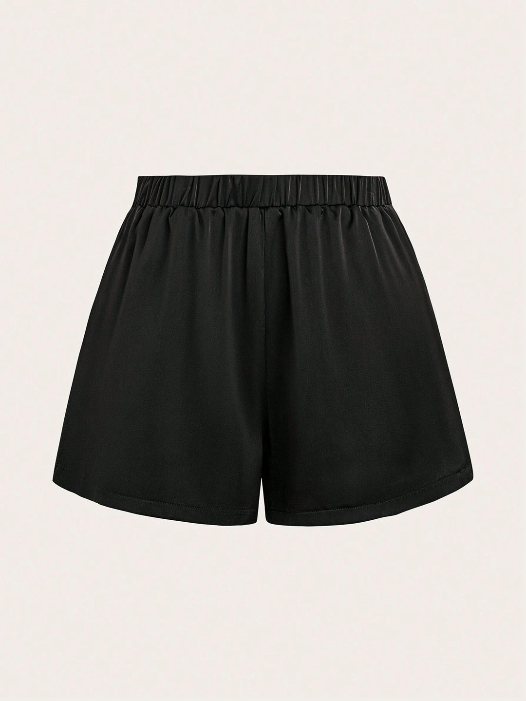 Pantaloni scurți Shein Curve+, negru