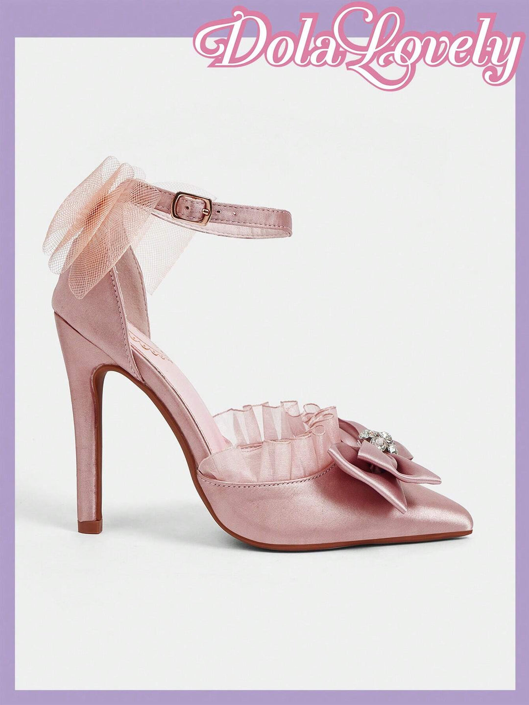 Pantofi cu toc SHEIN, roz