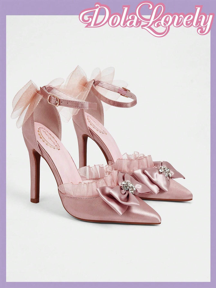 Pantofi cu toc SHEIN, roz