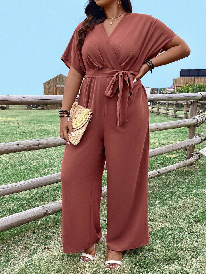 Shein Curve+ hosszú kertésznadrág, rózsaszín