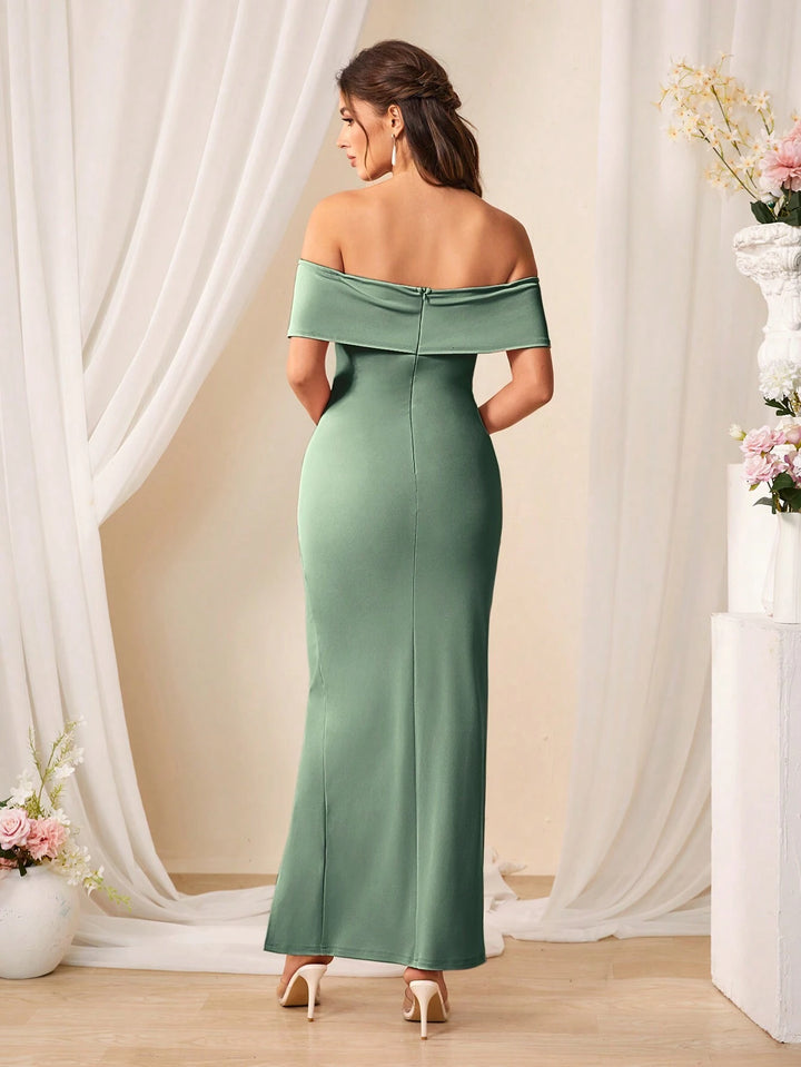 Rochie maxi SHEIN, verde