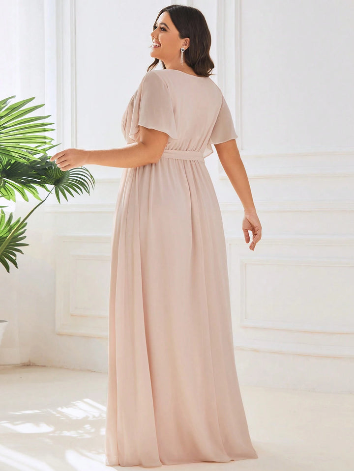 Rochie maxi SHEIN, bej