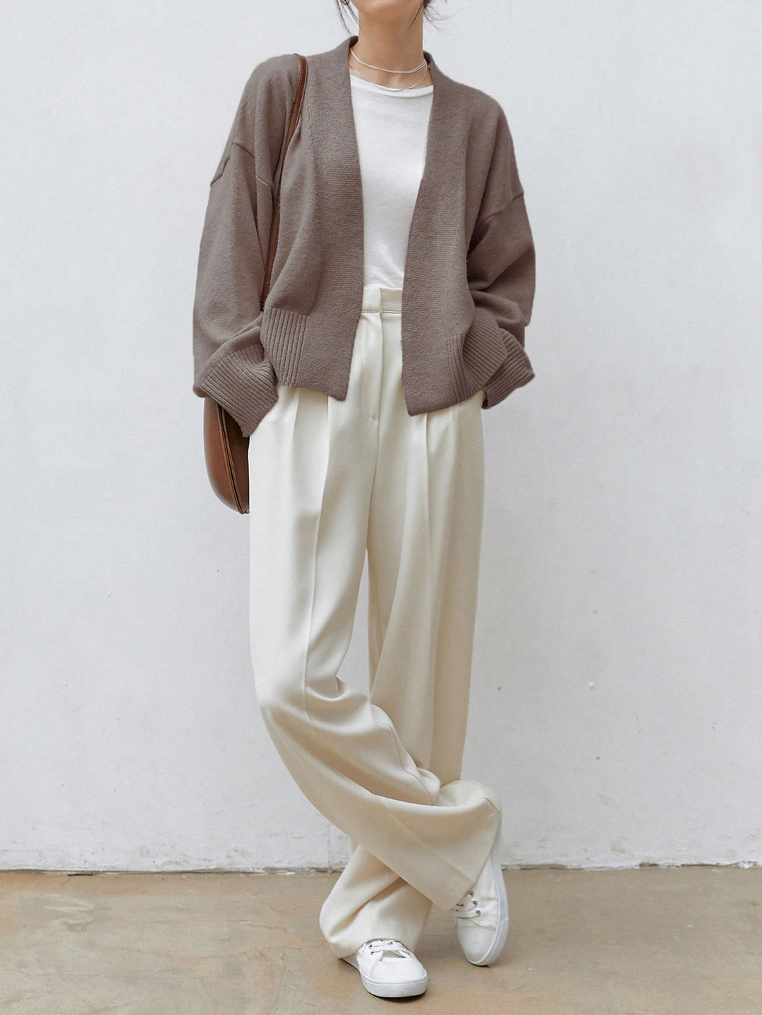 Cardigan SHEIN, kaki
