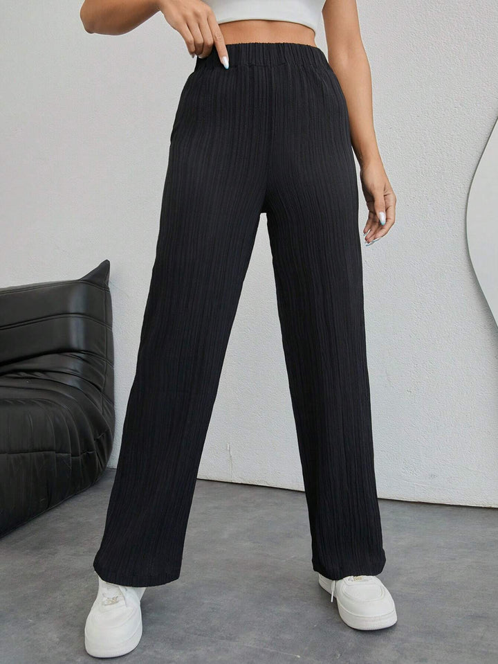 Pantaloni SHEIN, negru
