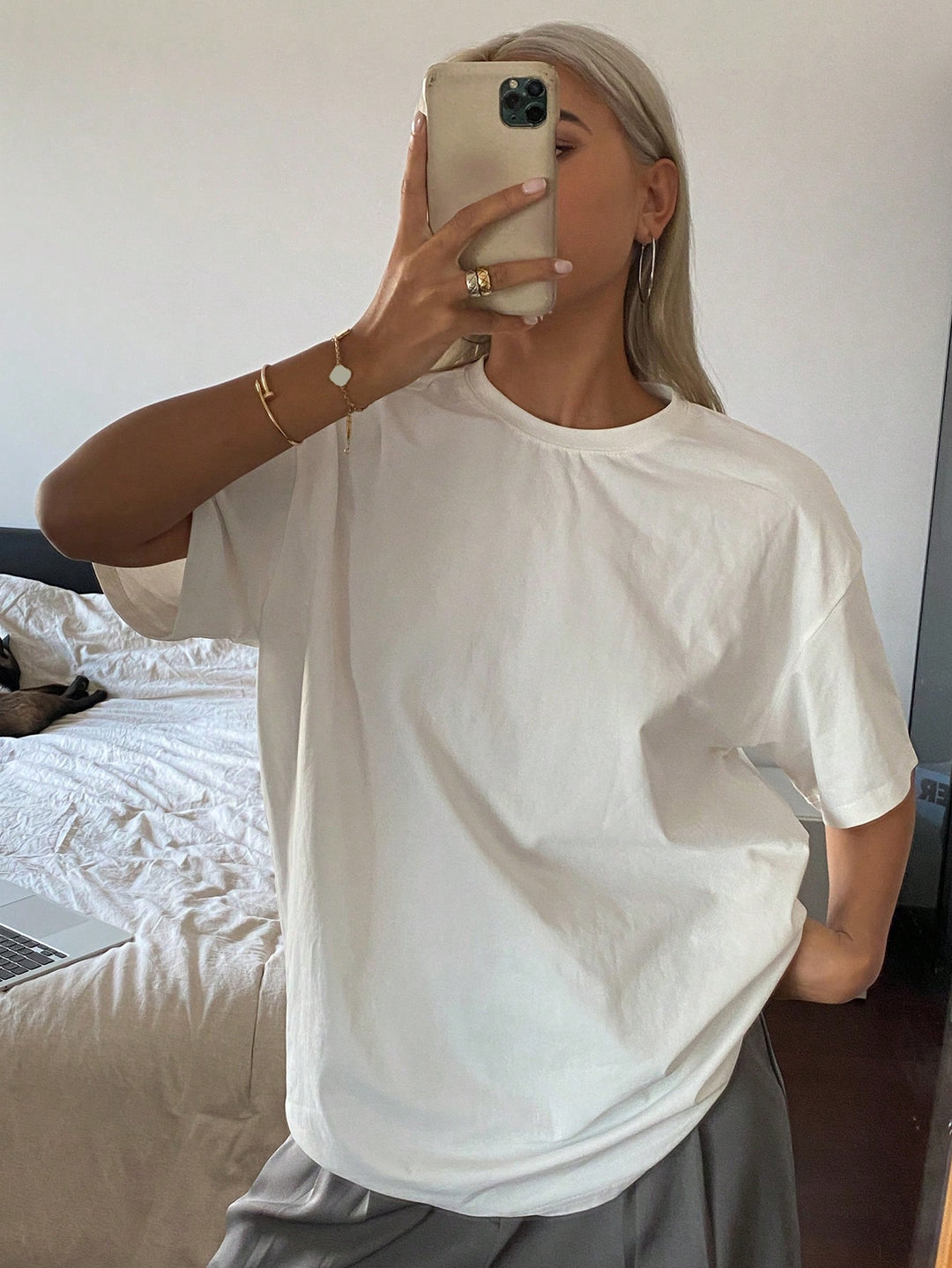 Tricou SHEIN, alb
