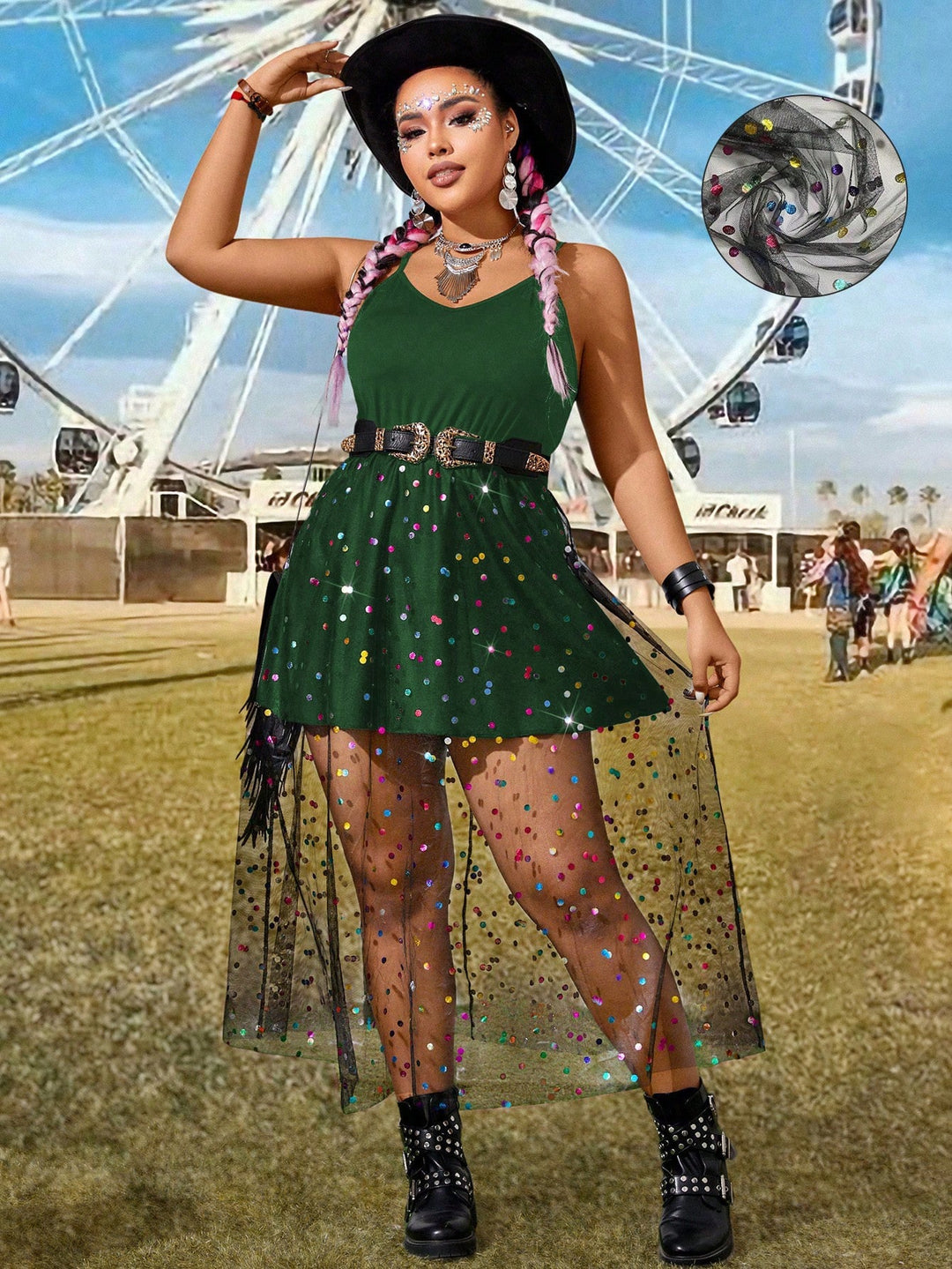 Rochie SHEIN, verde