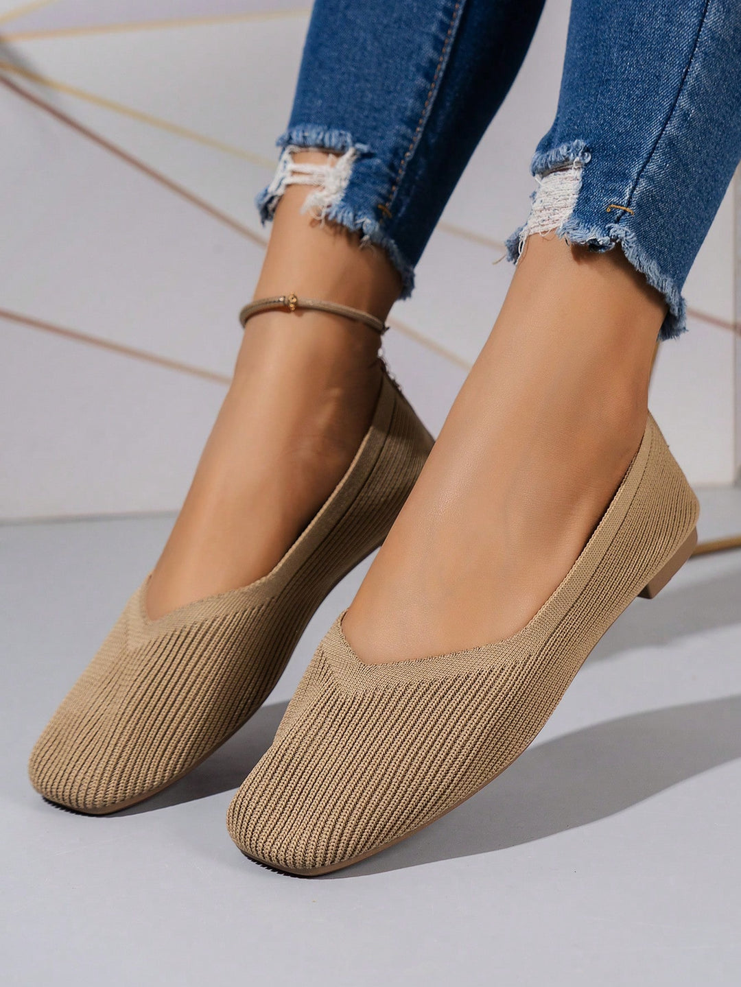 SHEIN balerina, khaki
