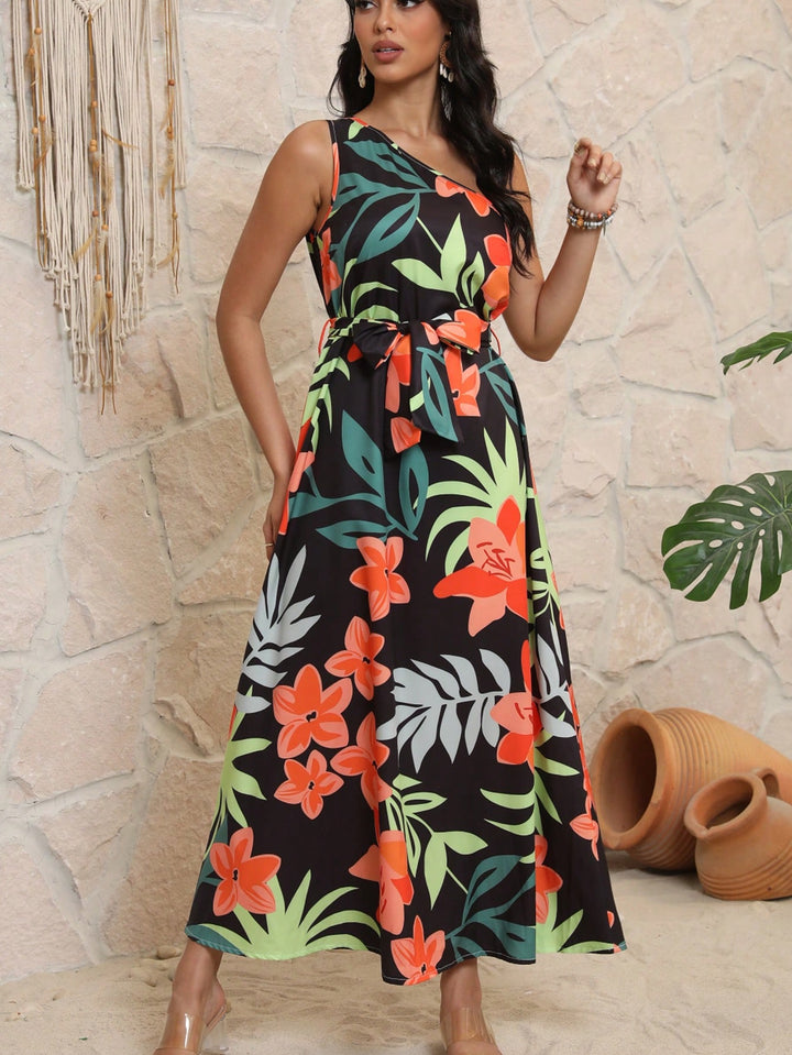 Rochie maxi SHEIN, mix culori