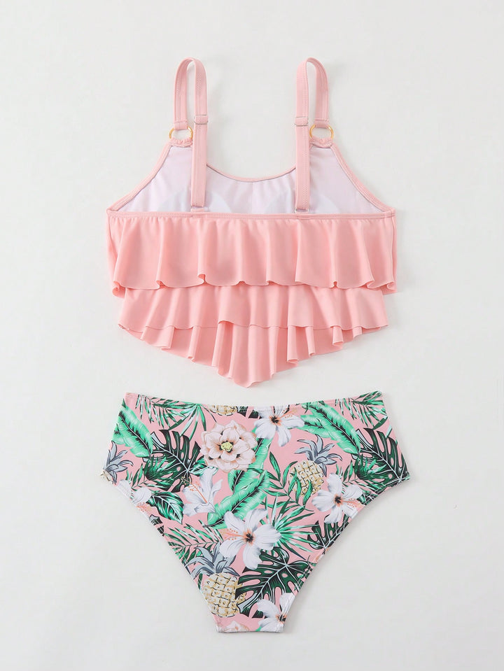 Costum de baie SHEIN, roz