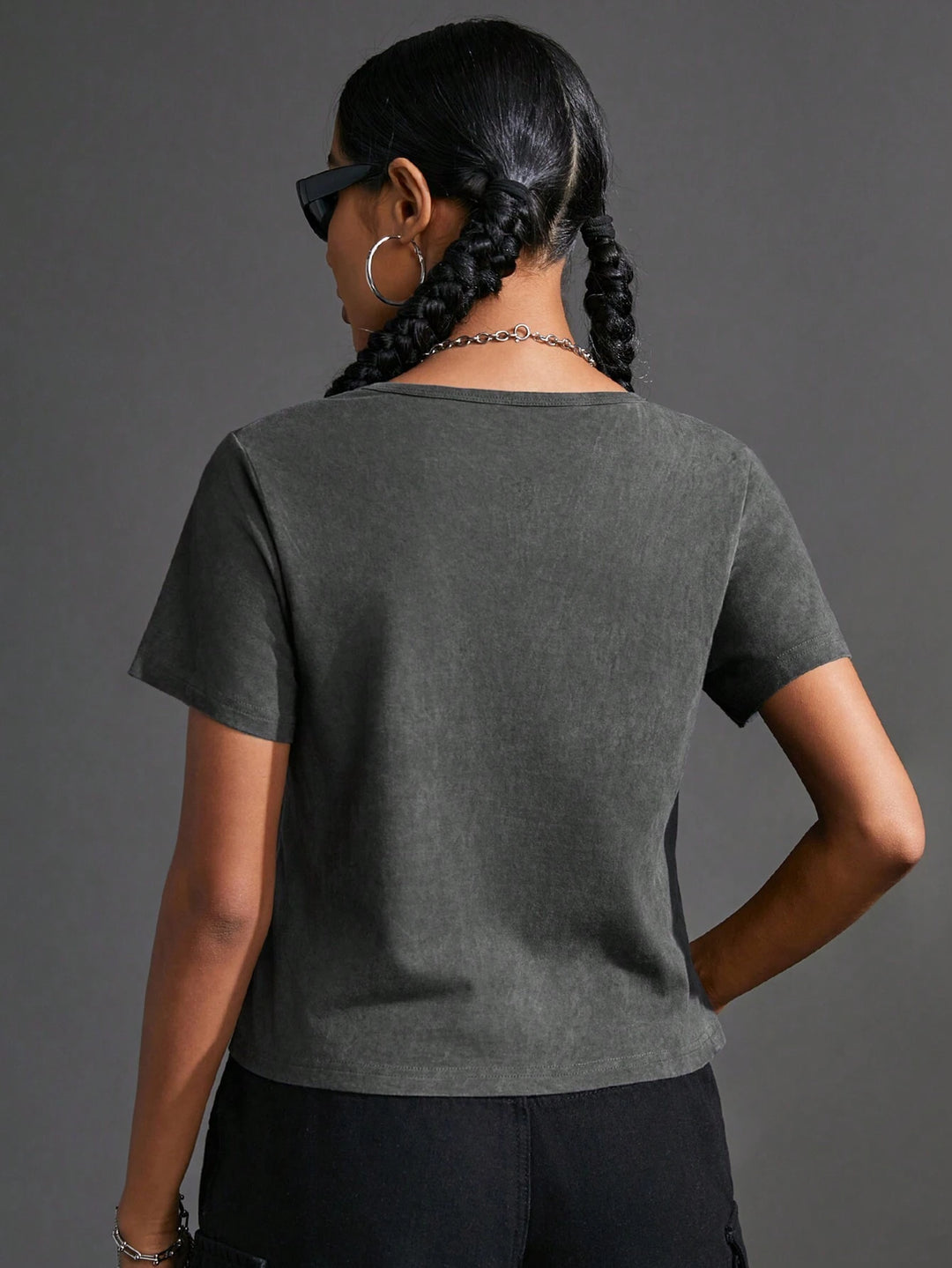 Tricou Shein, gri