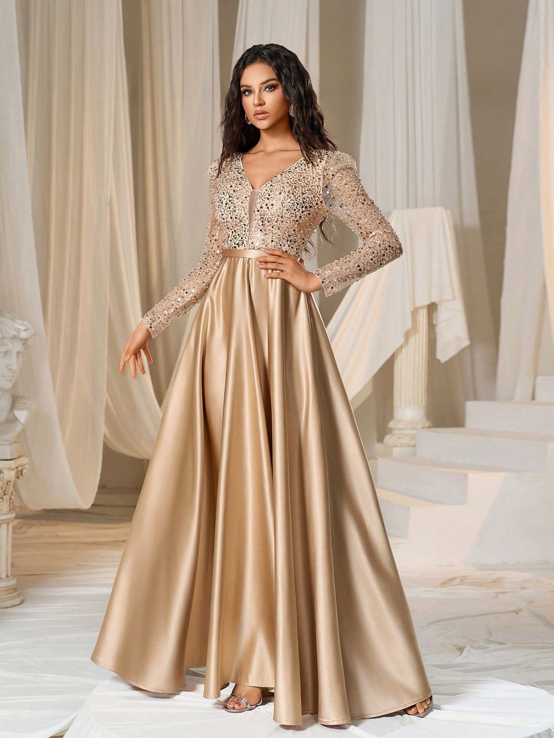 Rochie SHEIN, auriu