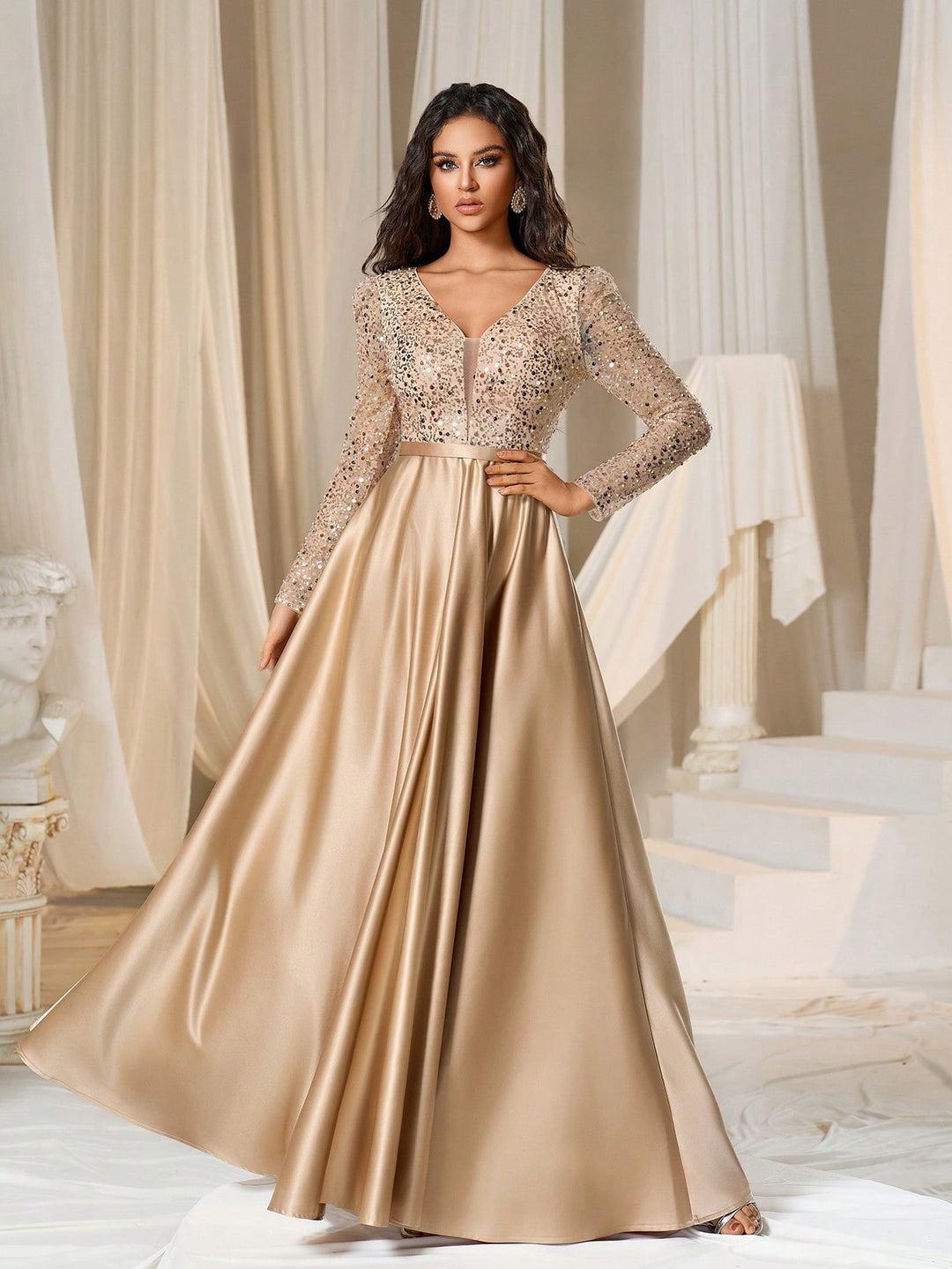 Rochie SHEIN, auriu