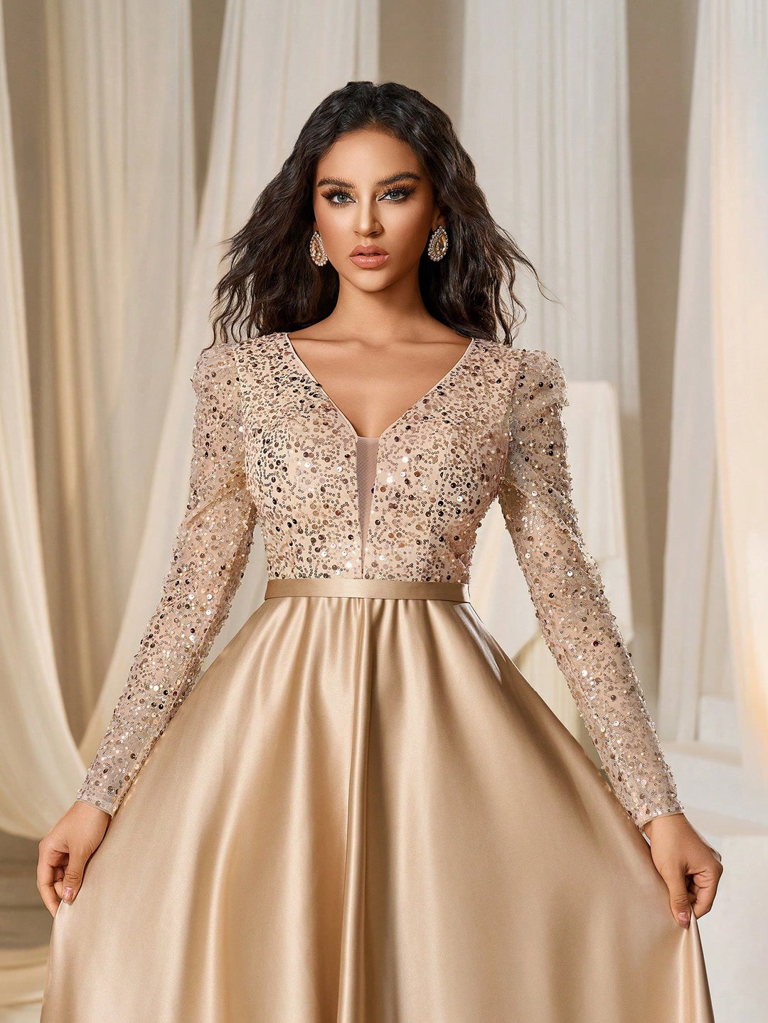 Rochie SHEIN, auriu