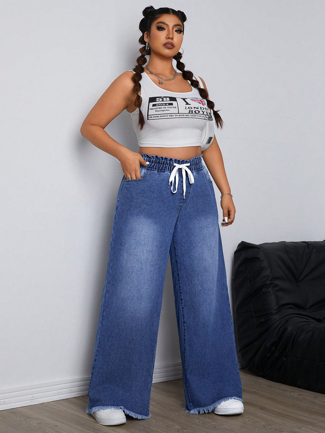 Jeans SHEIN, albastru