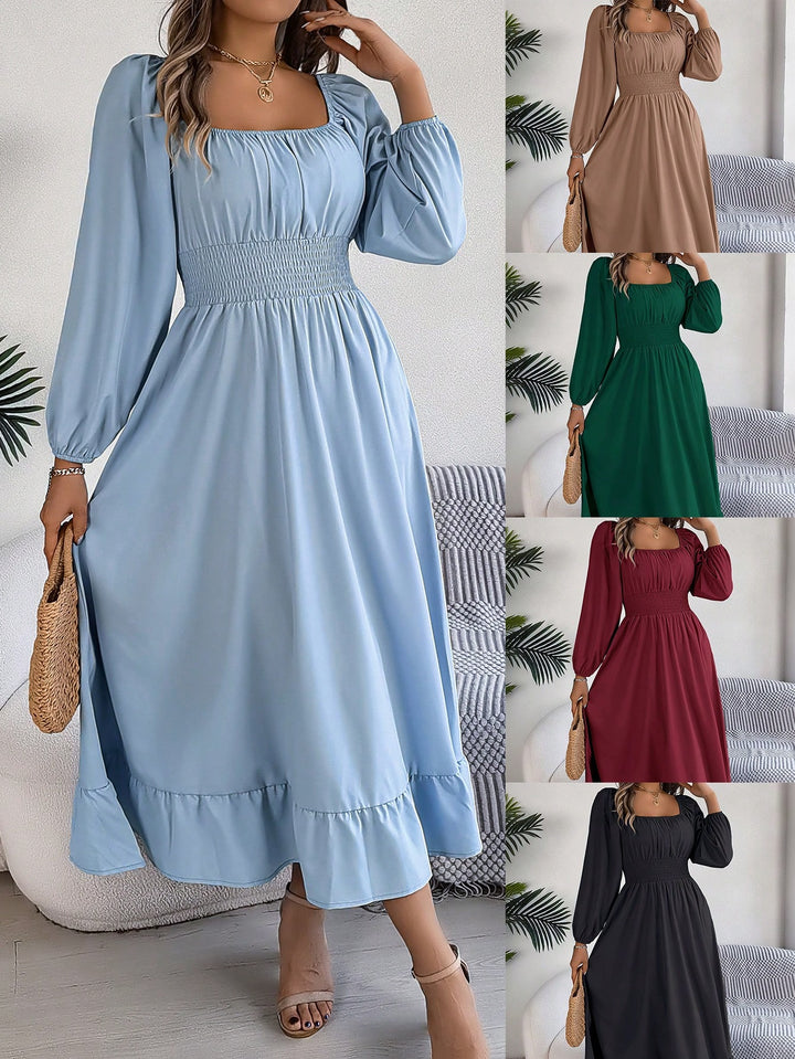 SHEIN maxi ruha, khaki
