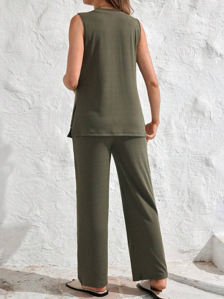 Pantaloni SHEIN, verde