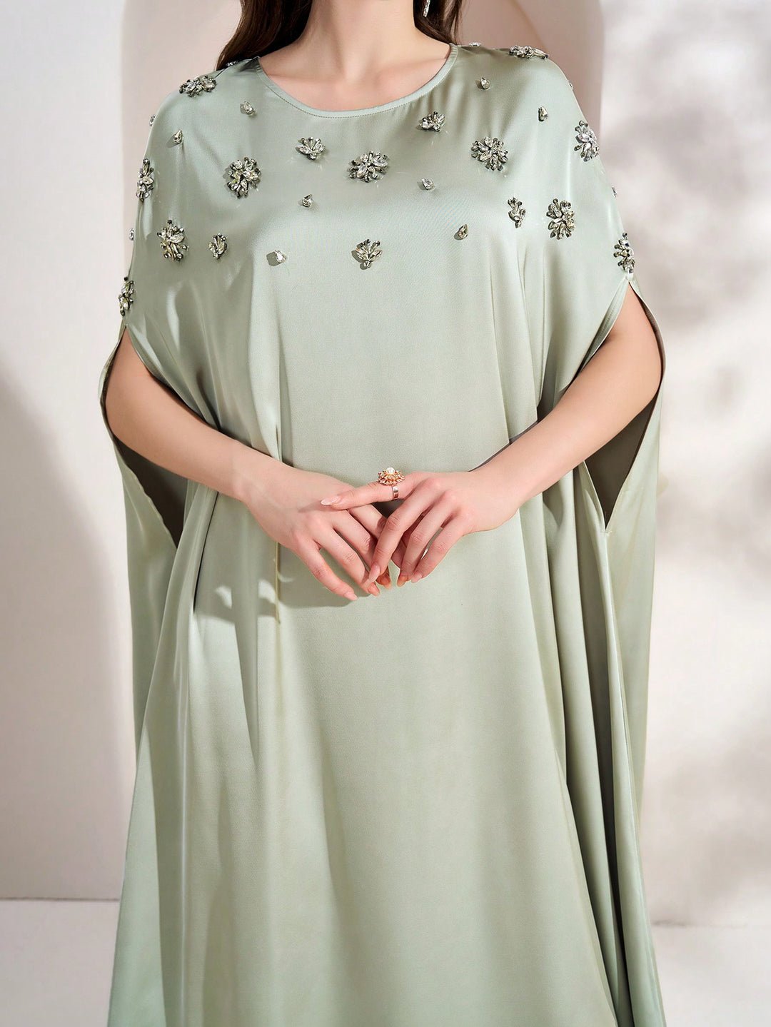 SHEIN zöld maxi ruha