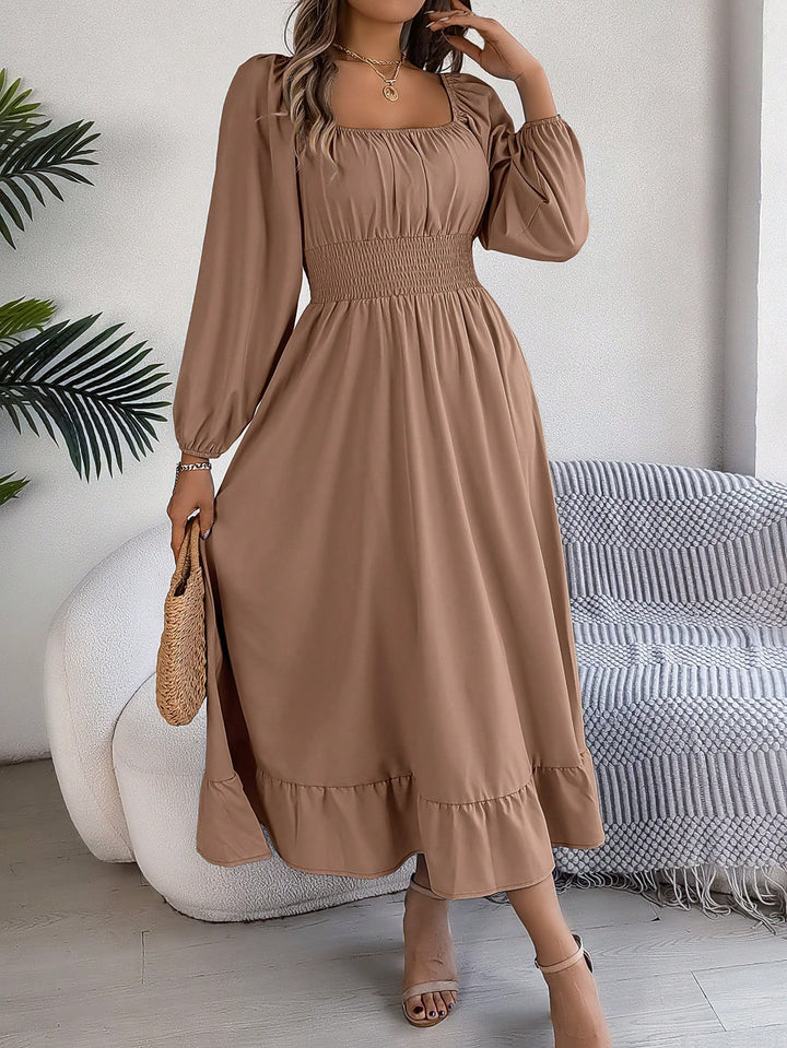 SHEIN maxi ruha, khaki