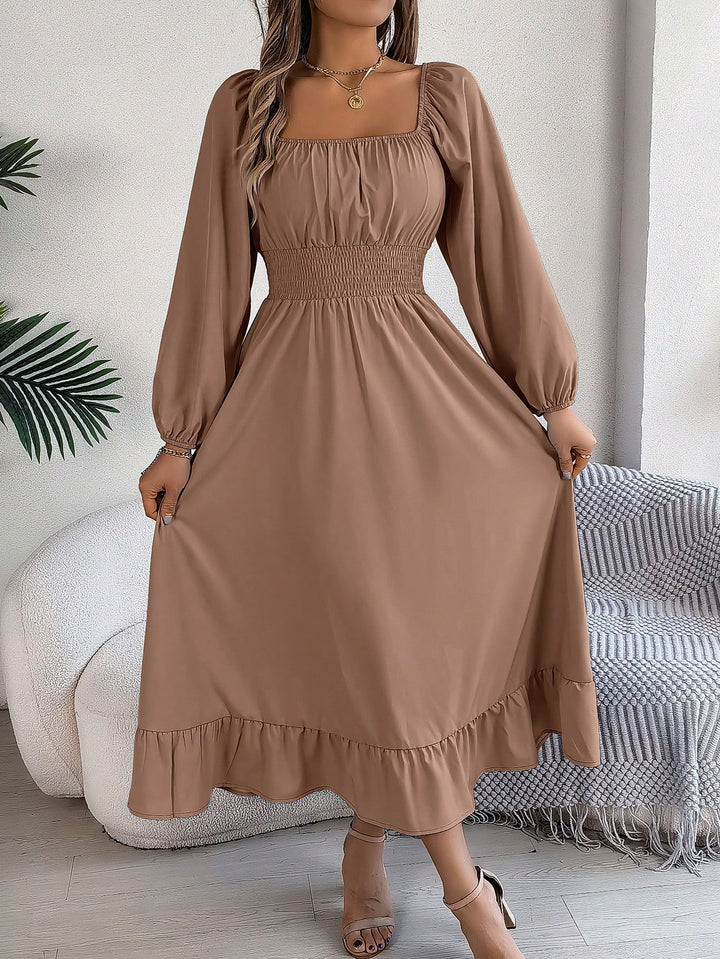 SHEIN maxi ruha, khaki