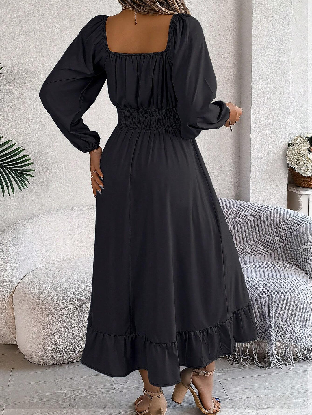 Rochie maxi SHEIN, negru