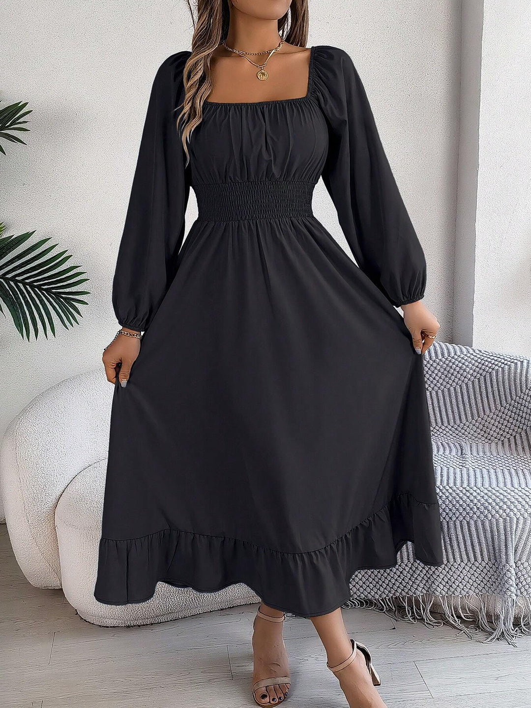 Rochie maxi SHEIN, negru