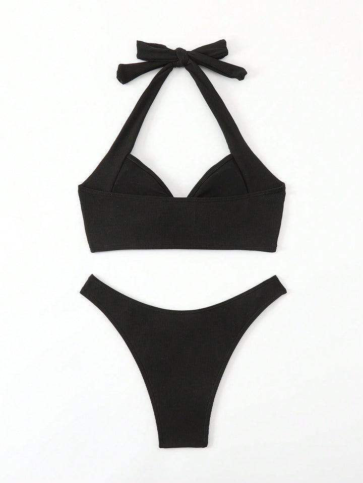 Set bikini SHEIN, negru