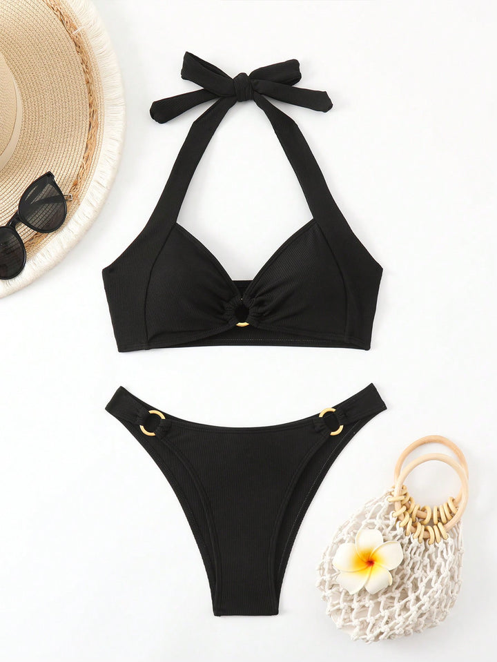 Set bikini SHEIN, negru