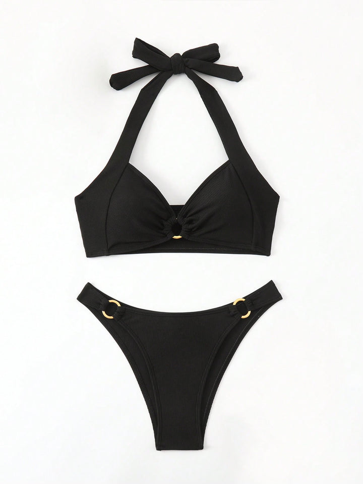 Set bikini SHEIN, negru