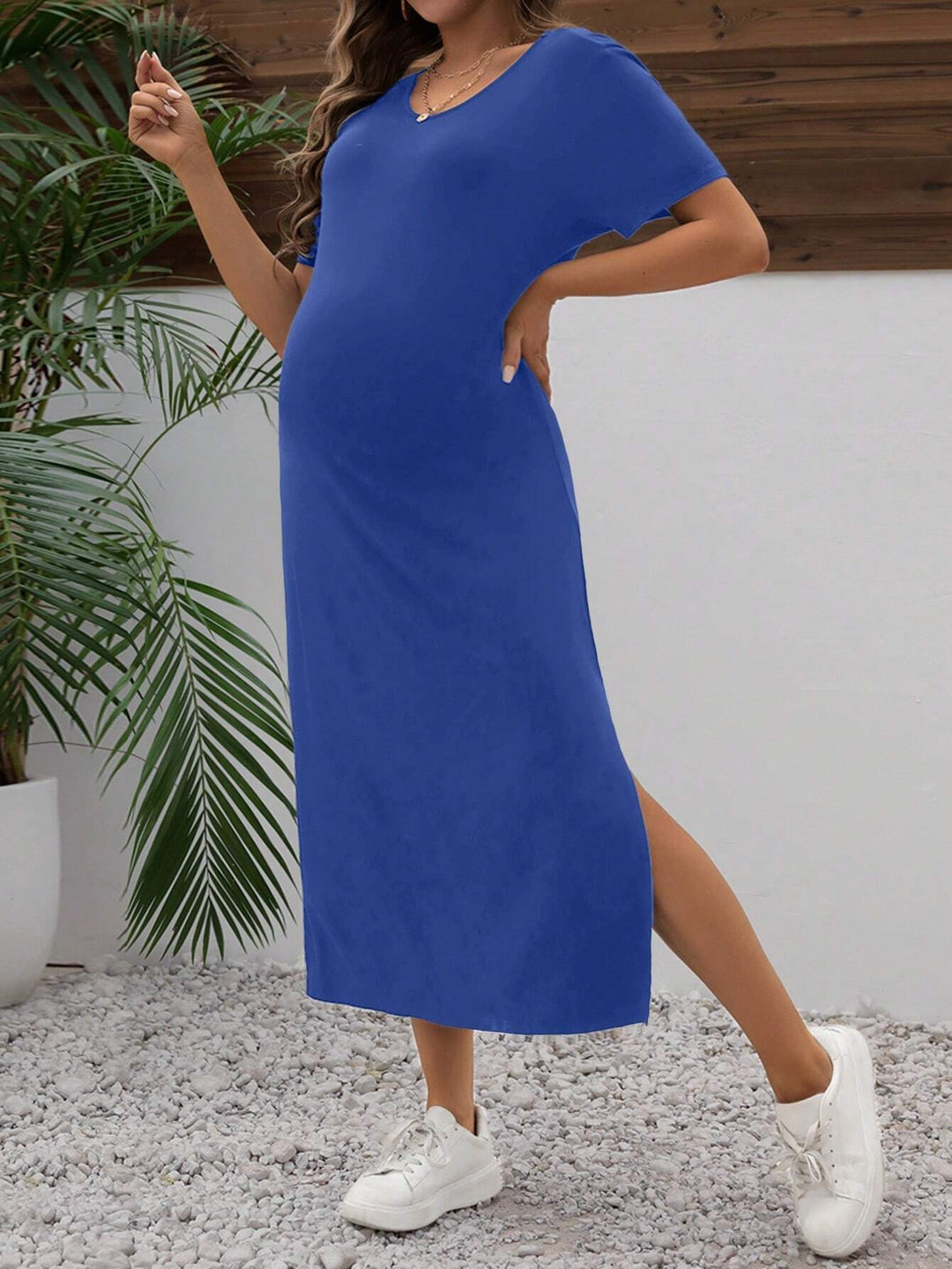 Rochie maxi SHEIN, albastru