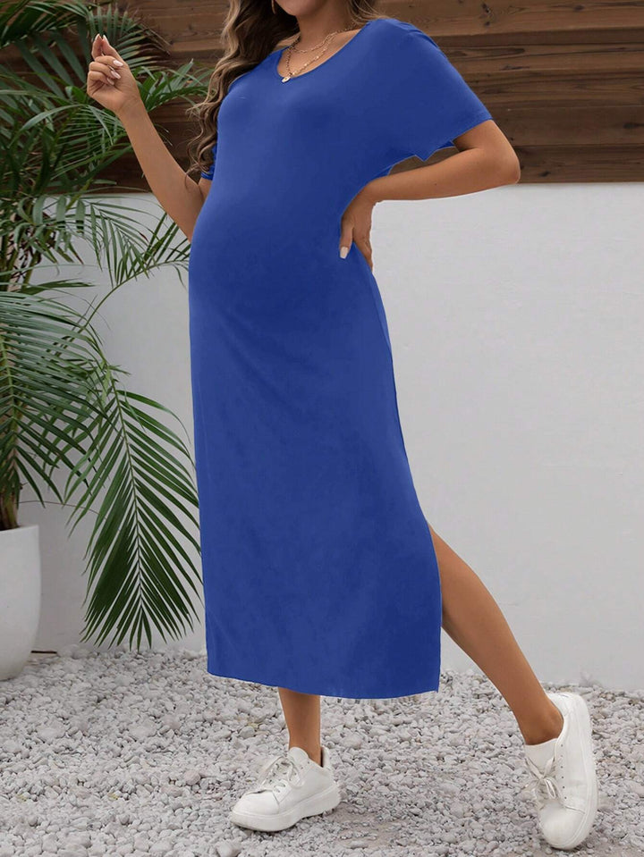 Rochie maxi SHEIN, albastru