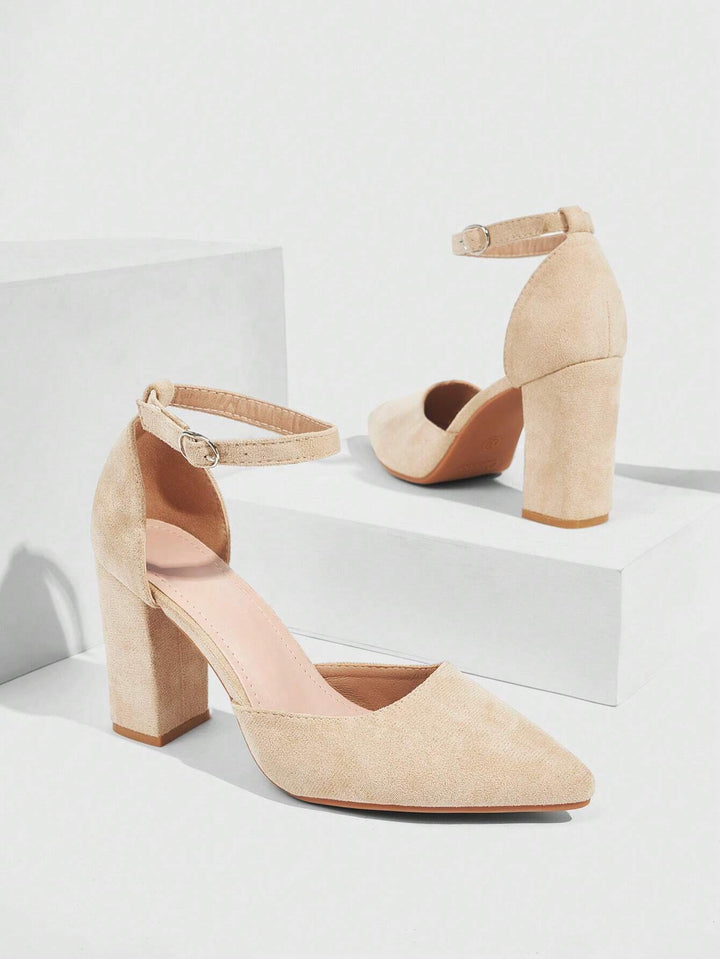 Pantofi cu toc SHEIN, bej