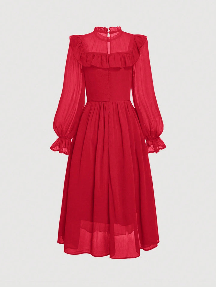 Rochie maxi SHEIN, roșu