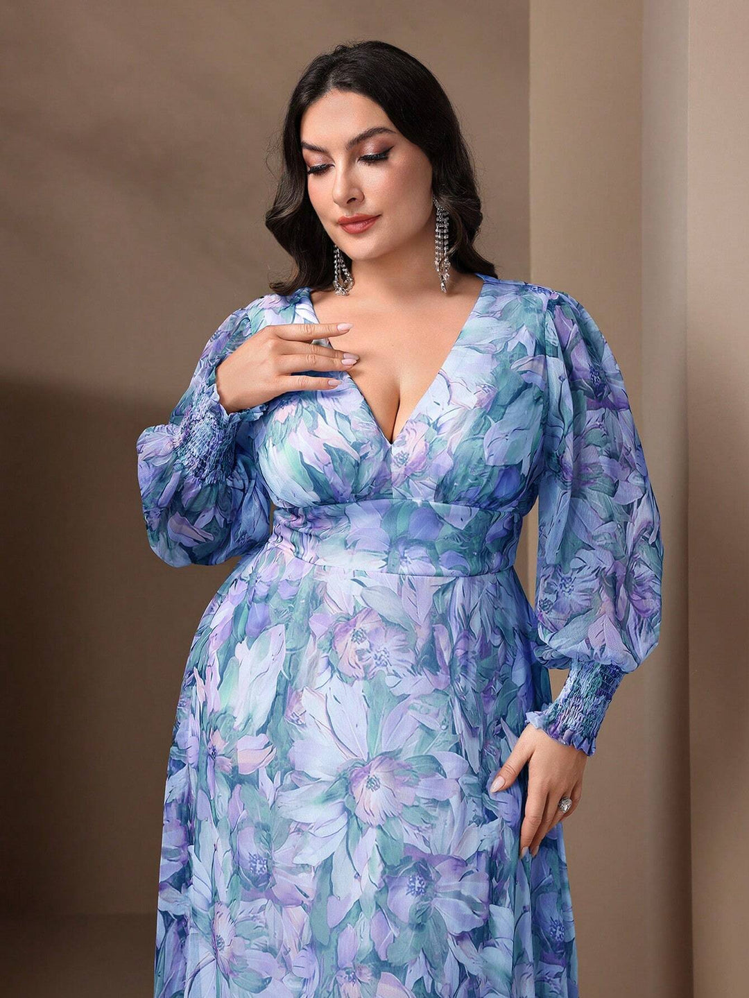 Rochie maxi SHEIN, mix culori