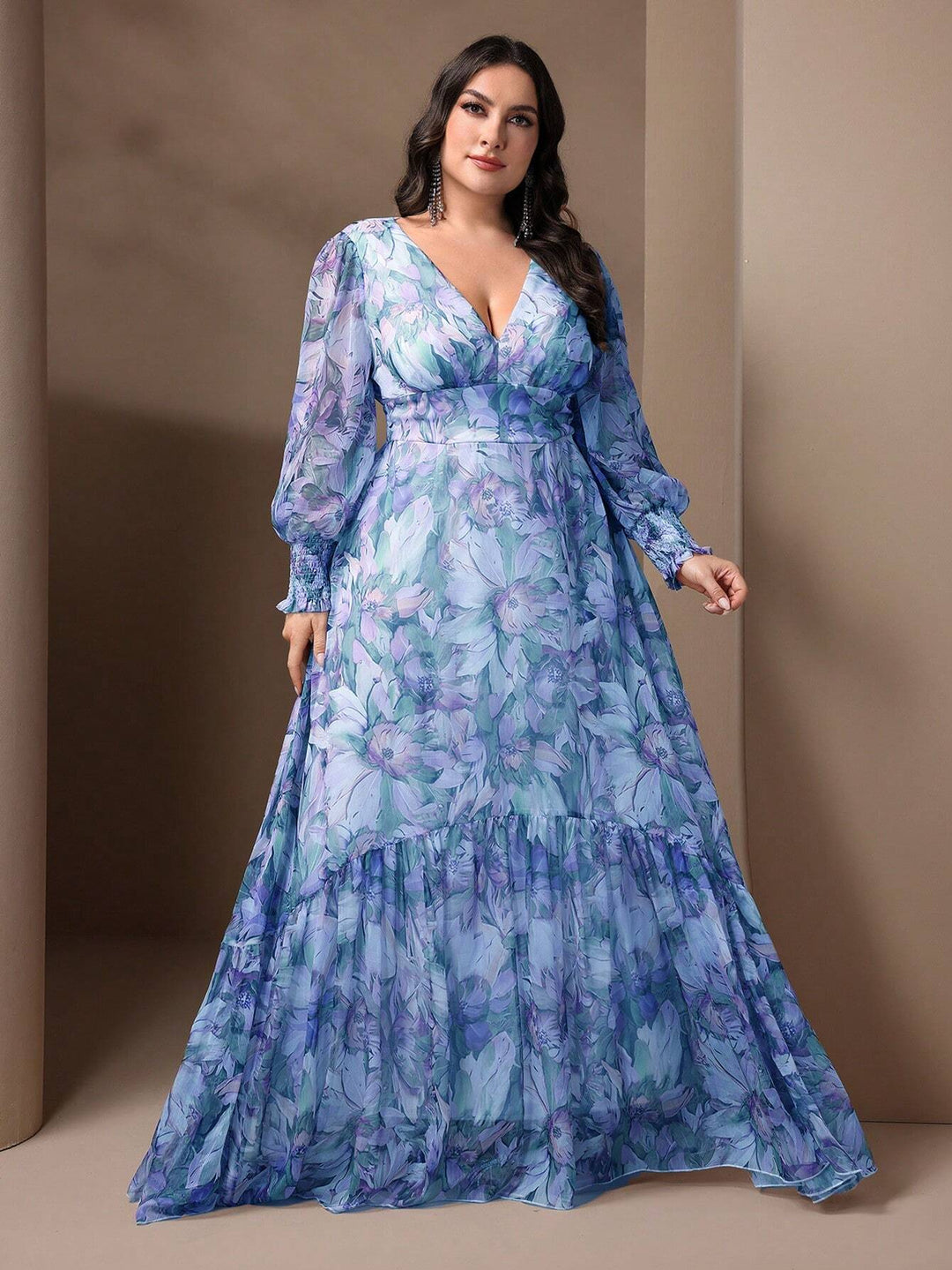 Rochie maxi SHEIN, mix culori