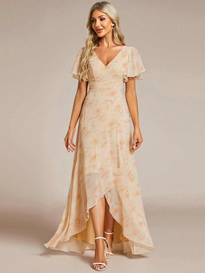 Rochie maxi SHEIN, bej