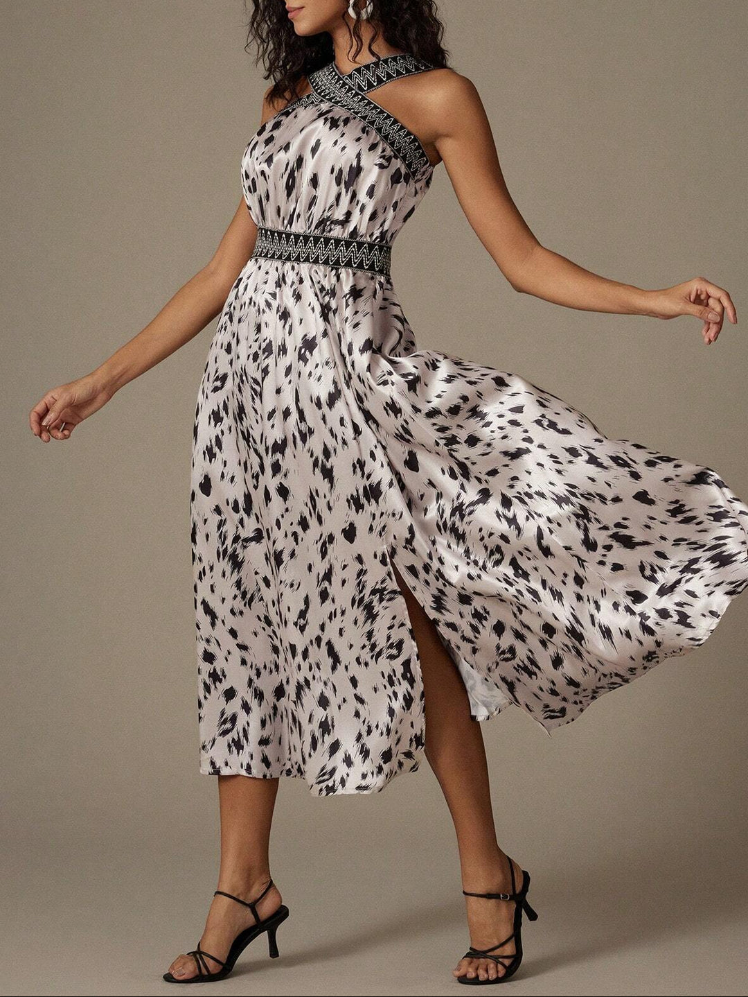 Rochie midi SHEIN, mix culori