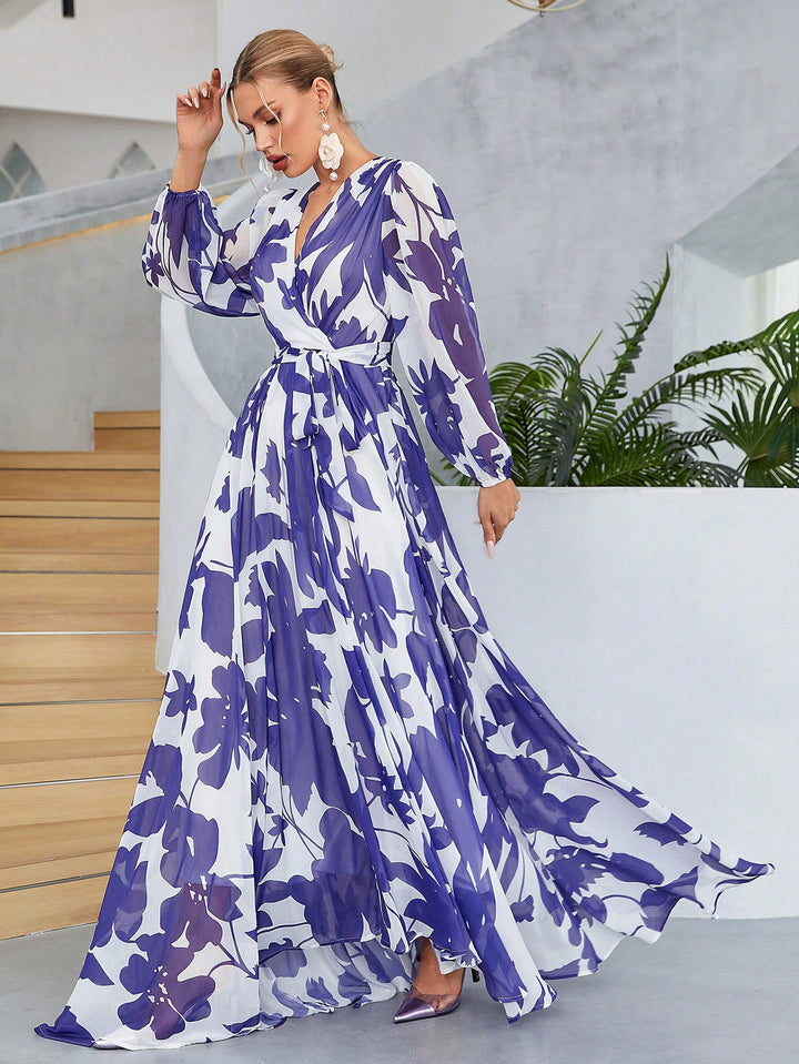 Rochie maxi SHEIN, albastru