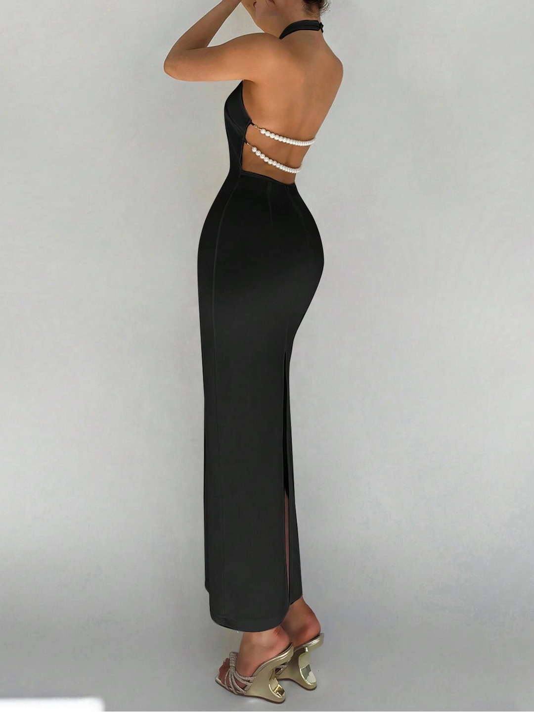 Rochie maxi SHEIN, negru
