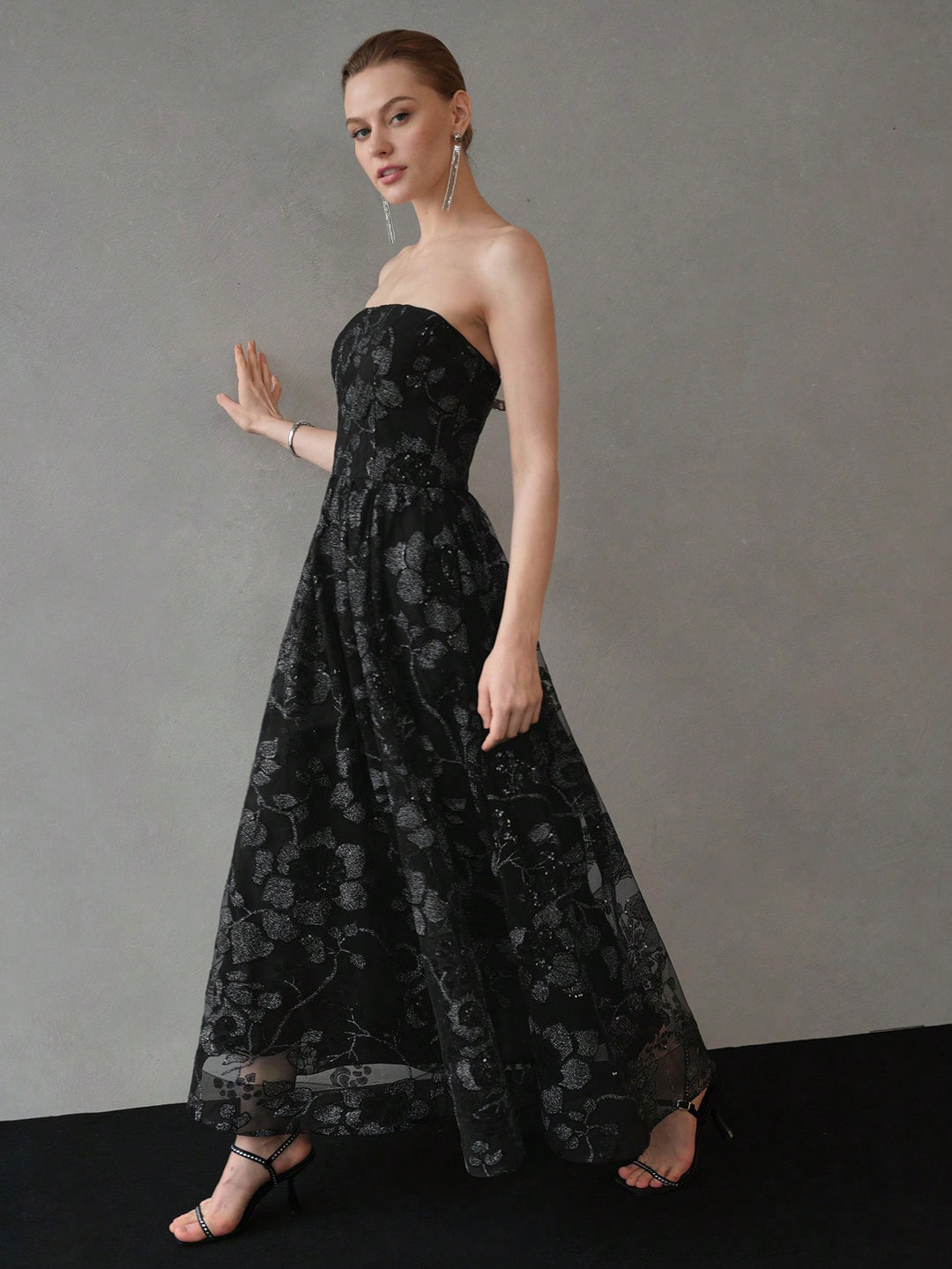 Rochie maxi SHEIN, negru