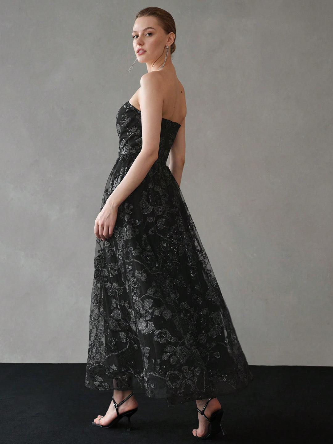 Rochie maxi SHEIN, negru