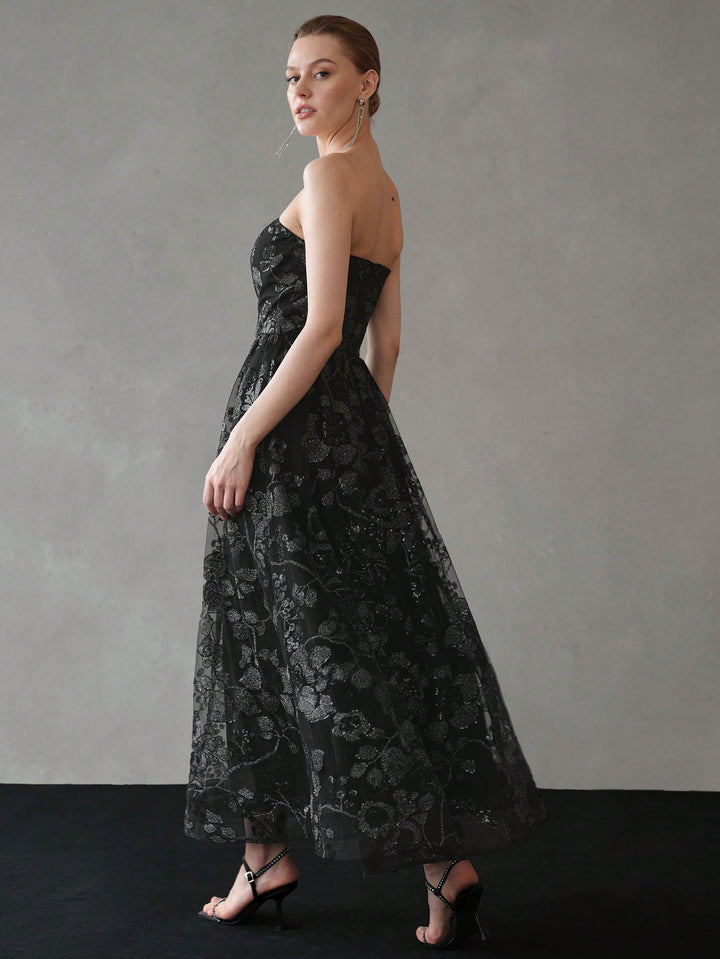 Rochie maxi SHEIN, negru
