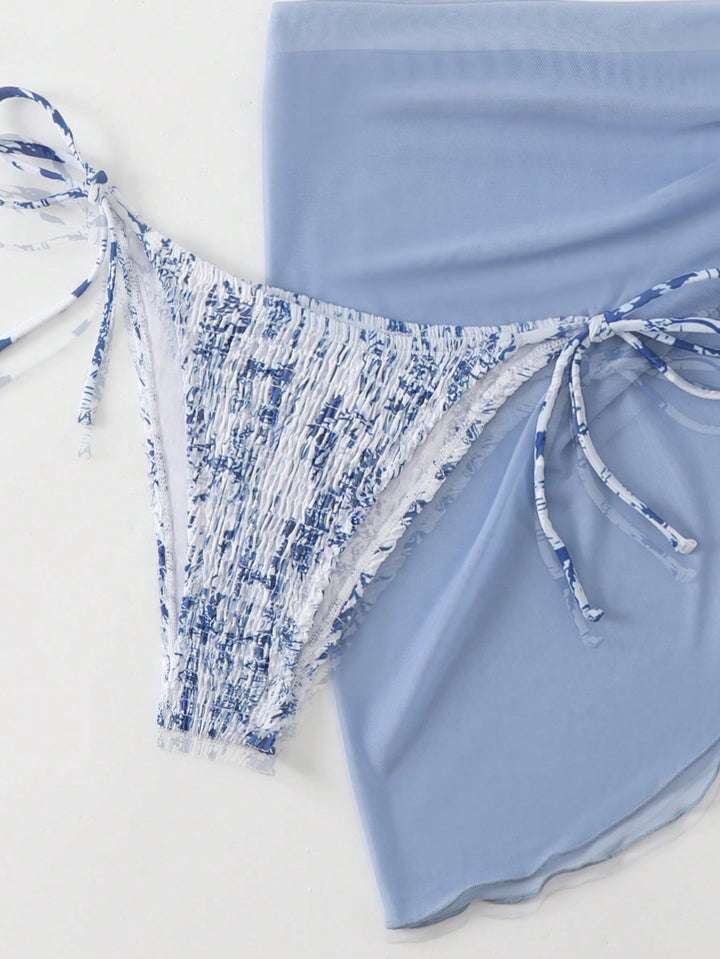 Set bikini SHEIN, alb